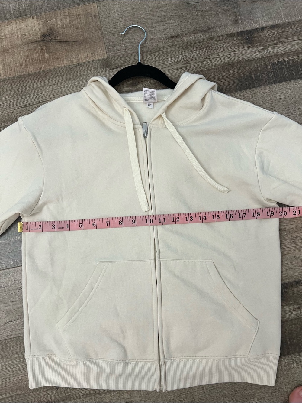 Auden Light Cream so soft hoodie. Size S EUC - Picture 4 of 7